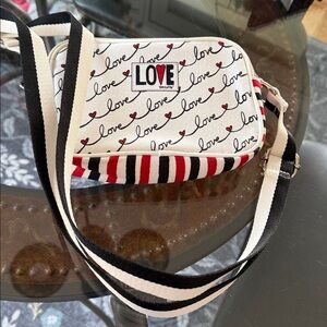 Brighton crossbody  Love Print Women's Bag. New.